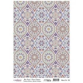 Model 712 Geleneksel Serisi Cadence Pirinç Dekopaj Kağıdı 30x42cm.